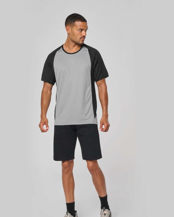 T-shirts PROACT Tweekleurig sport-t-shirt unisex voor bedrukking &amp; borduring