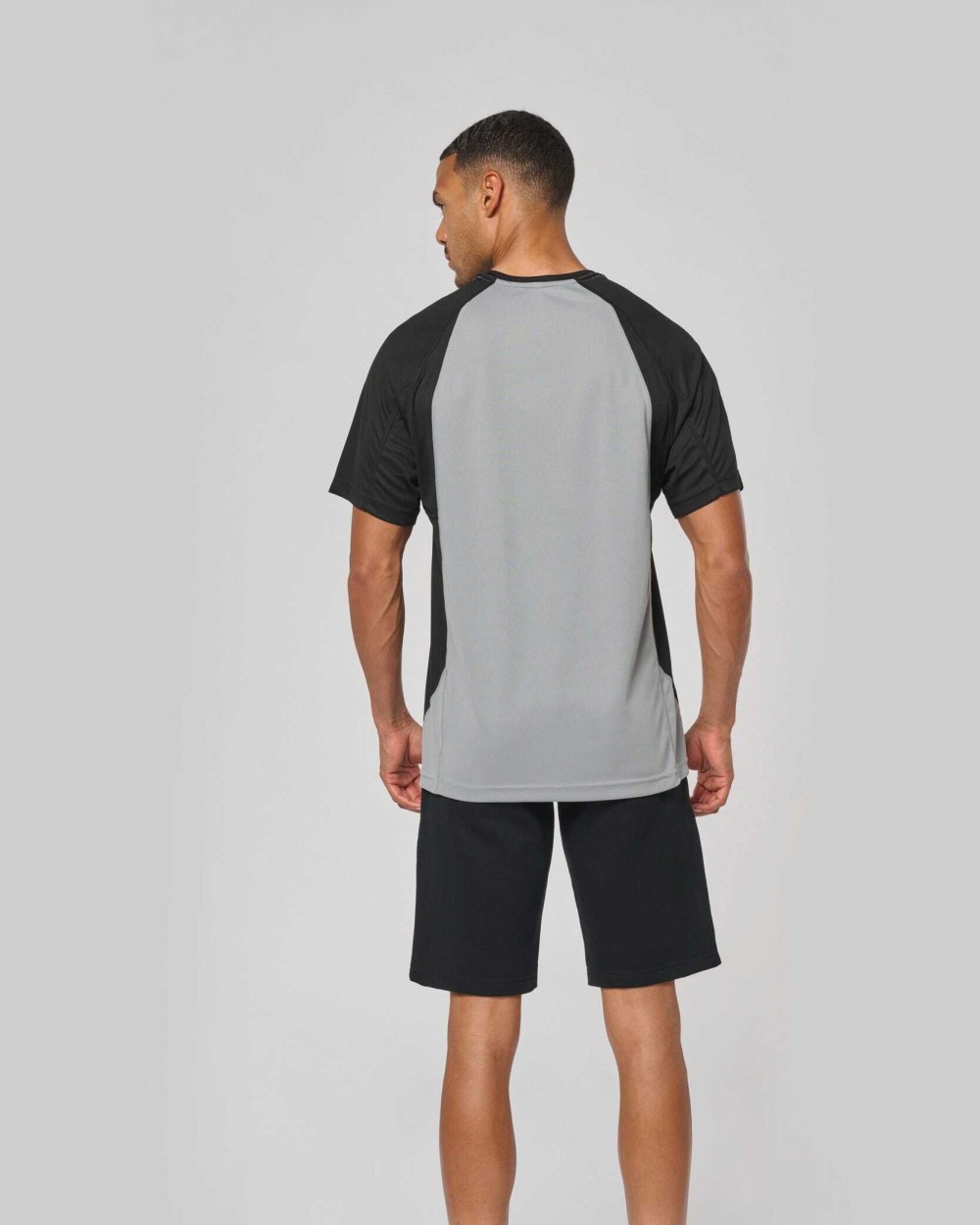 T-shirts PROACT Tweekleurig sport-t-shirt unisex voor bedrukking &amp; borduring