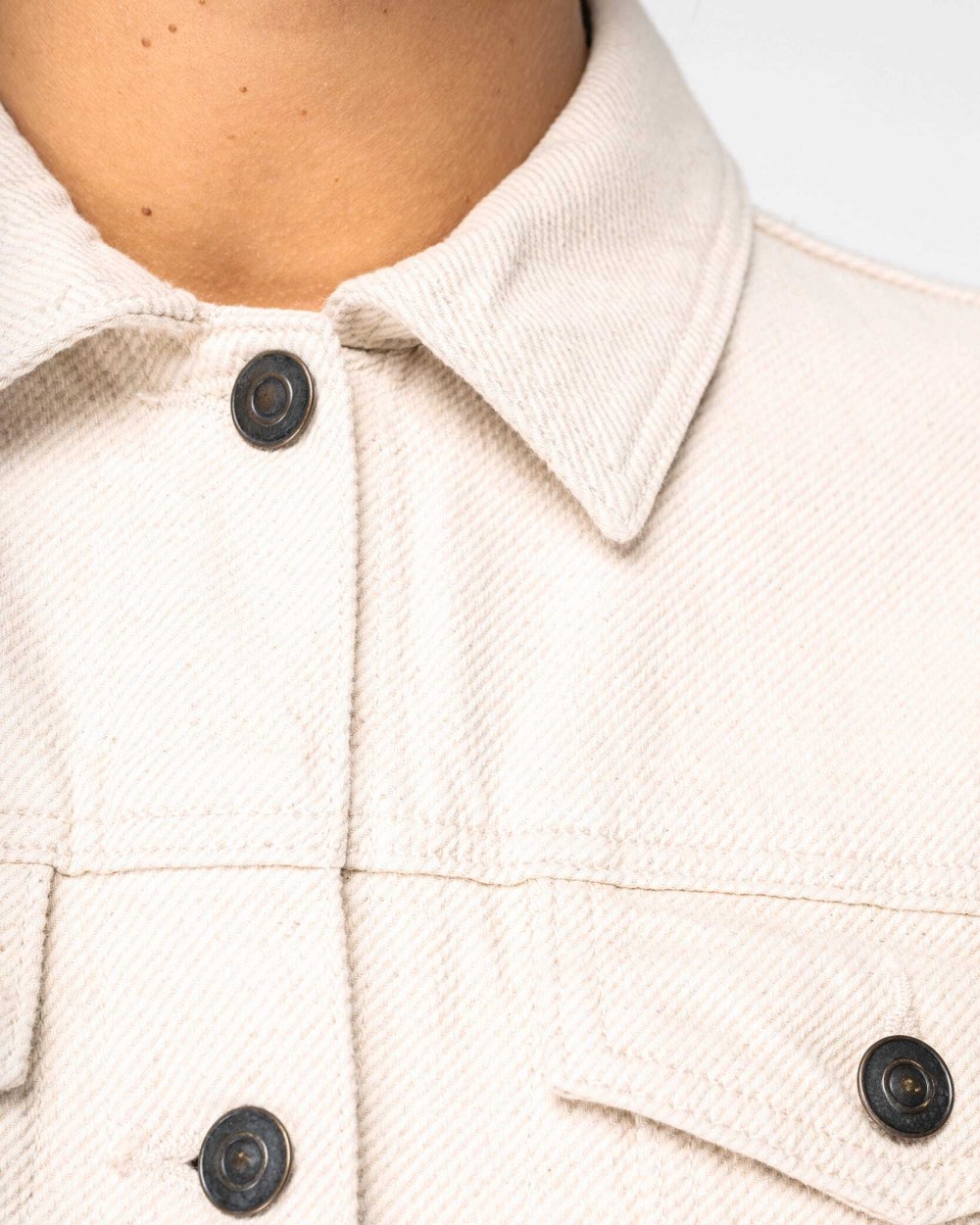 Jassen NATIVE SPIRIT Ecologisch damesjasje in hennep voor bedrukking &amp; borduring