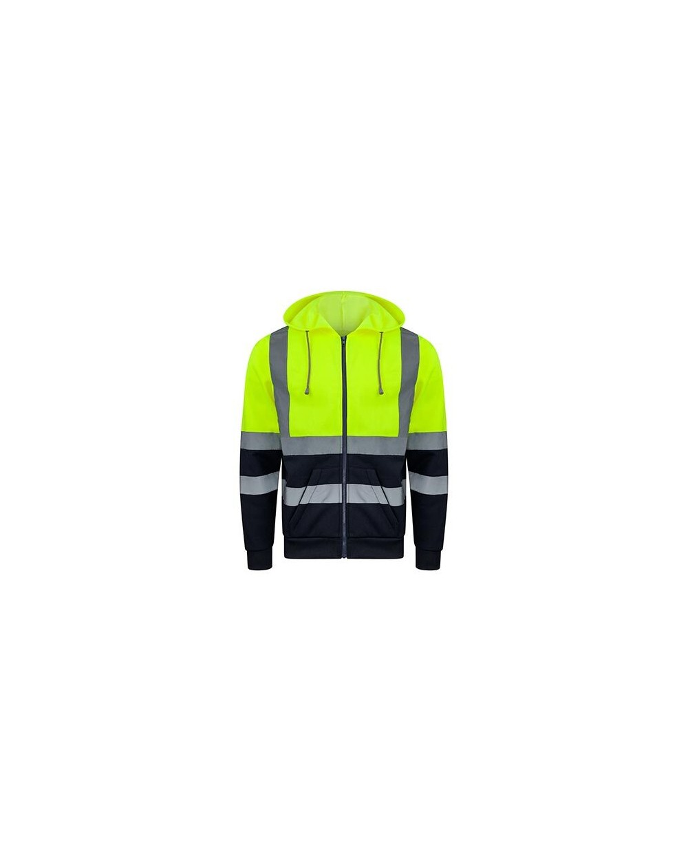 Vestes personnalisable KORNTEX Hi-Vis Zipper Hoody Galway