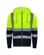 Vestes personnalisable KORNTEX Hi-Vis Zipper Hoody Galway