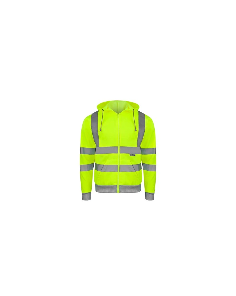 Vestes personnalisable KORNTEX Hi-Vis Zipper Hoody Galway