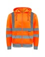 Jassen KORNTEX Hi-Vis Zipper Hoody Galway voor bedrukking &amp; borduring