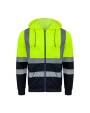 Jassen KORNTEX Hi-Vis Zipper Hoody Galway voor bedrukking &amp; borduring