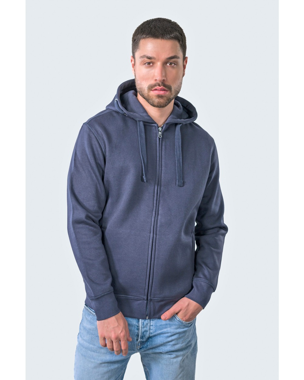 HRM Men´s Premium Hooded Jacket Sweatshirts personalisierbar