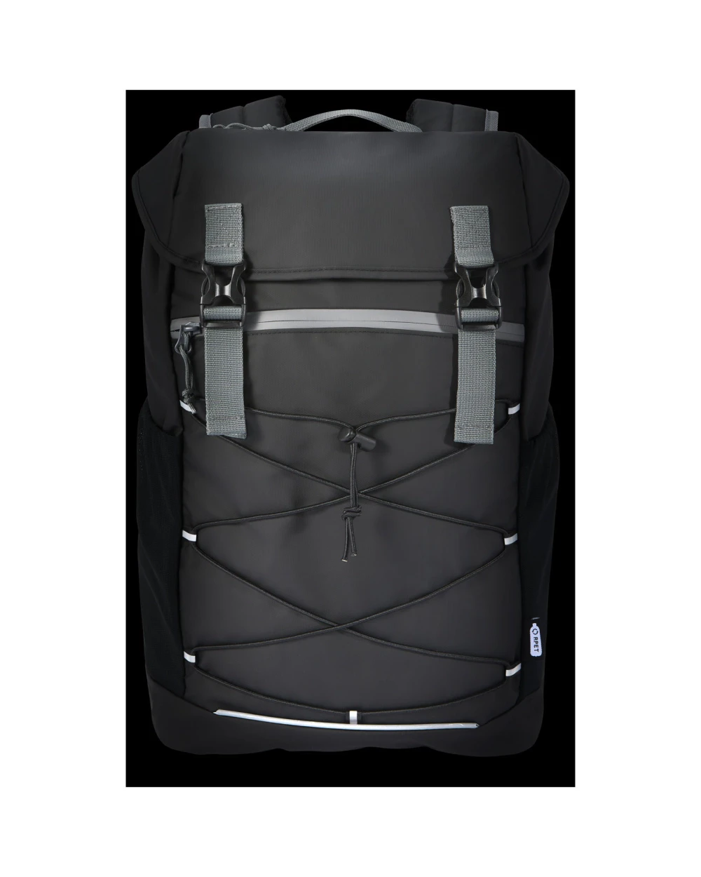 4DO Aqua 15,6" GRS recycelter wasserabweisender Laptop-Rucksack 23 L Taschen personalisierbar