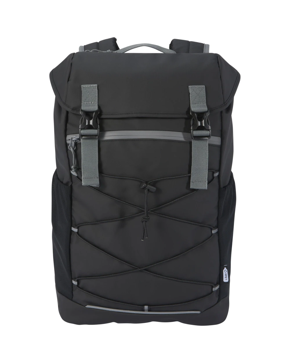 4DO Aqua 15,6" GRS recycelter wasserabweisender Laptop-Rucksack 23 L Taschen personalisierbar