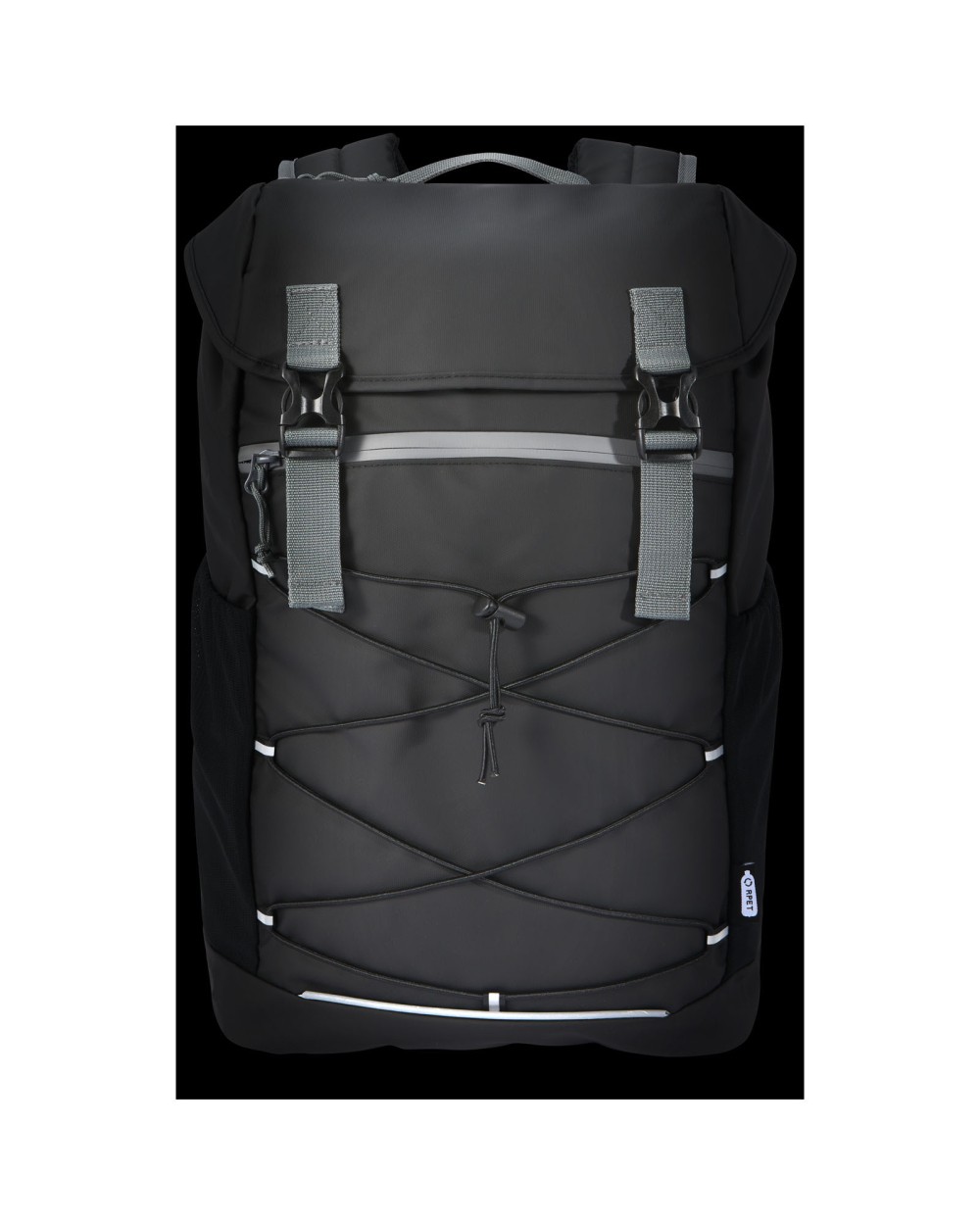 4DO Aqua 15,6" GRS recycelter wasserabweisender Laptop-Rucksack 23 L Taschen personalisierbar