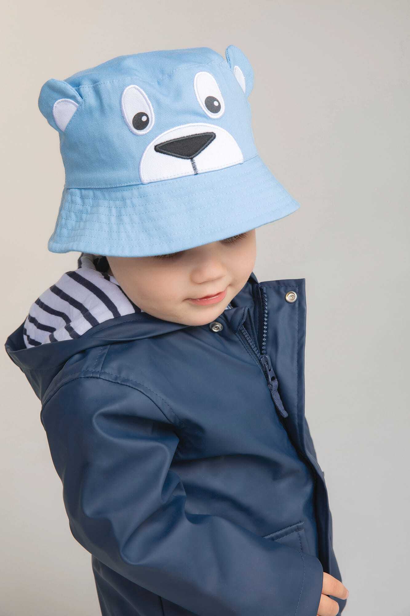 Bucket hats LARKWOOD Baby bob met figuur voor bedrukking &amp; borduring