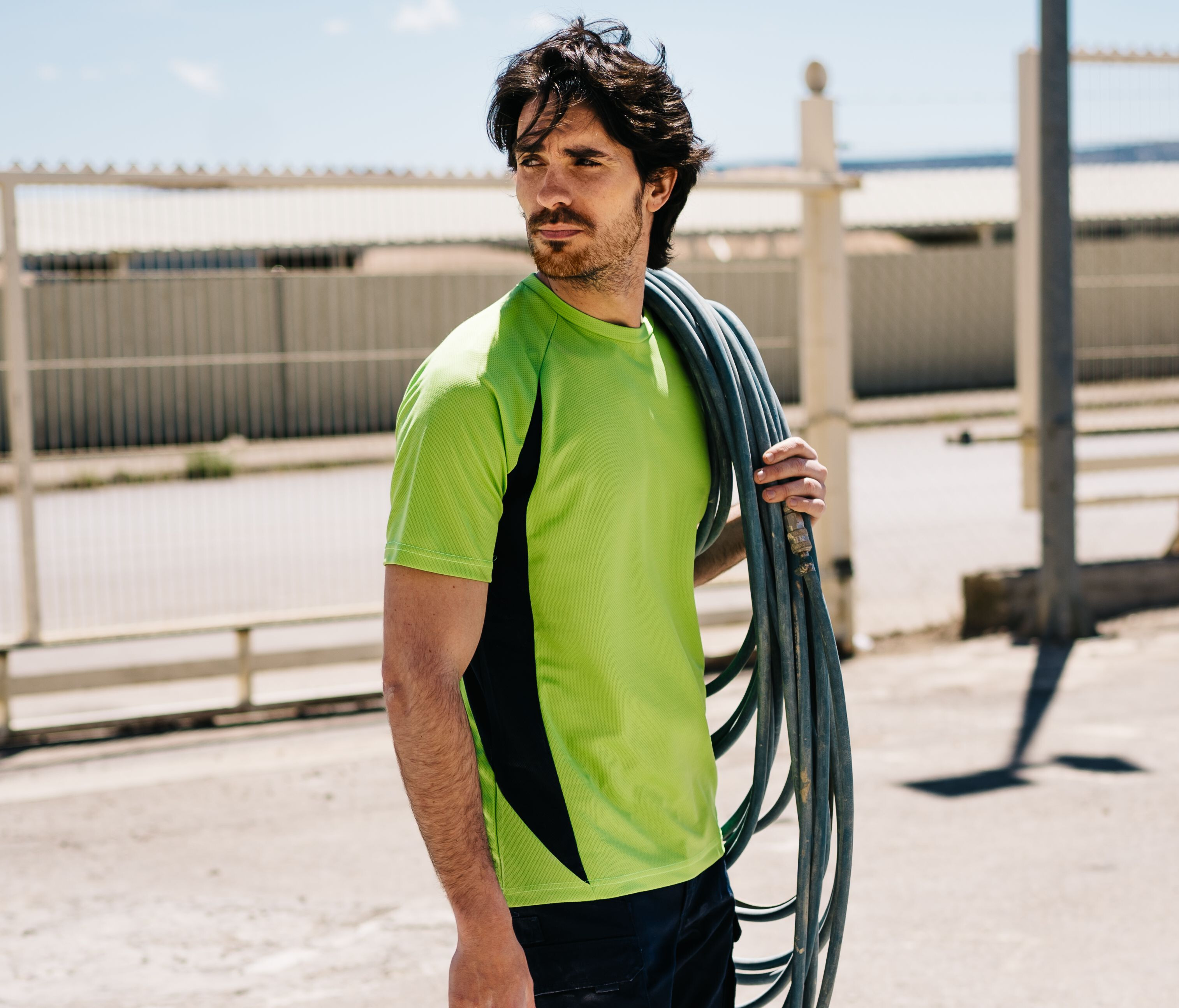 T-shirts VELILLA TWO-TONE TECHNICAL T-SHIRT voor bedrukking &amp; borduring