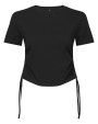 T-Shirts personnalisable TRIDRI Women´s Ruched Crop Top
