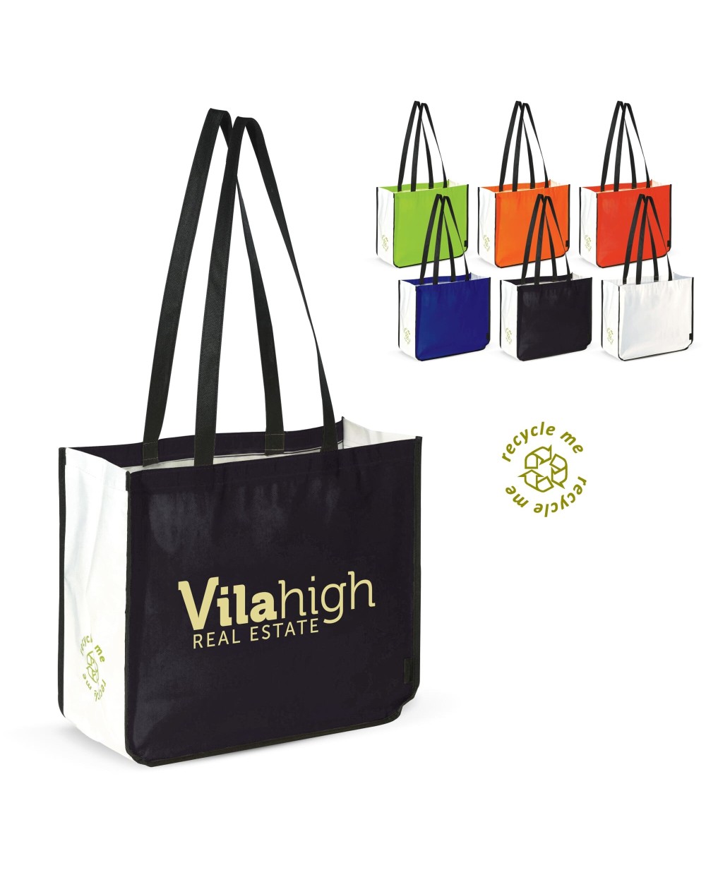 Sacs & Bagagerie personnalisable 4DO Grand sac shopping non-tissé 120g/m²