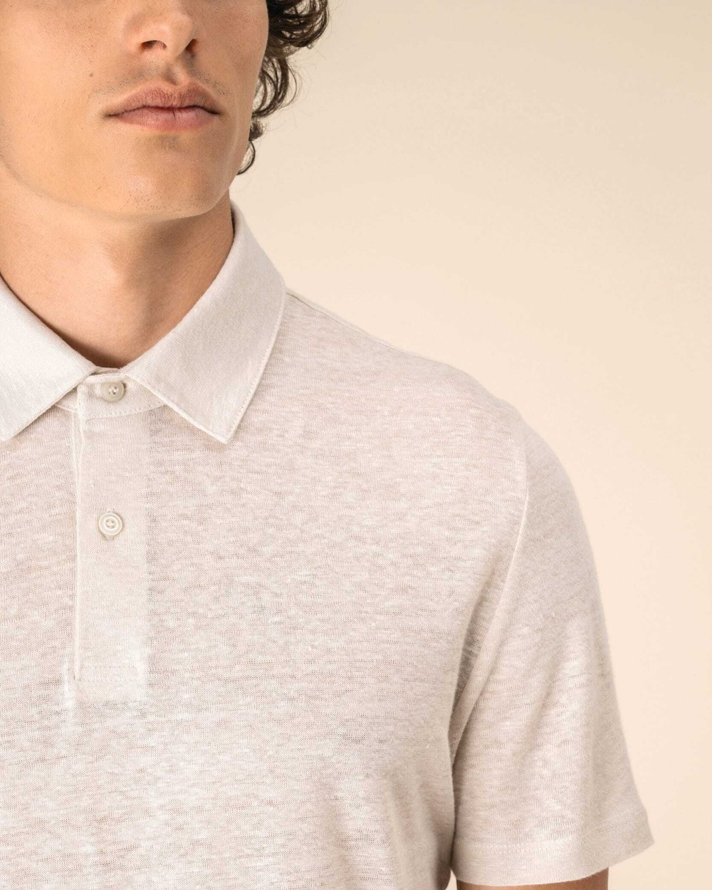 Polos personnalisable SPASSO Polo en lin homme