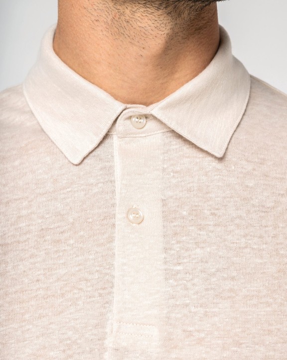 Polos personnalisable SPASSO Polo en lin homme