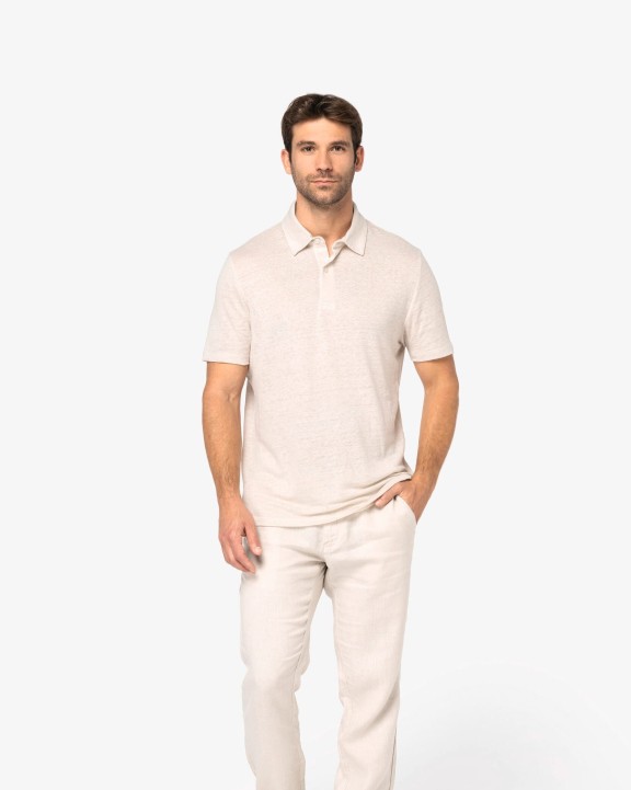 Polos personnalisable SPASSO Polo en lin homme