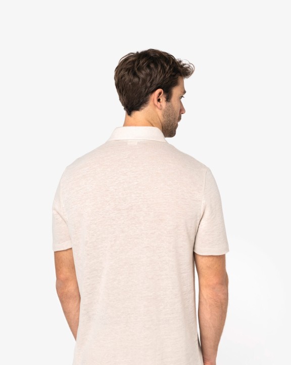 Polos personnalisable SPASSO Polo en lin homme