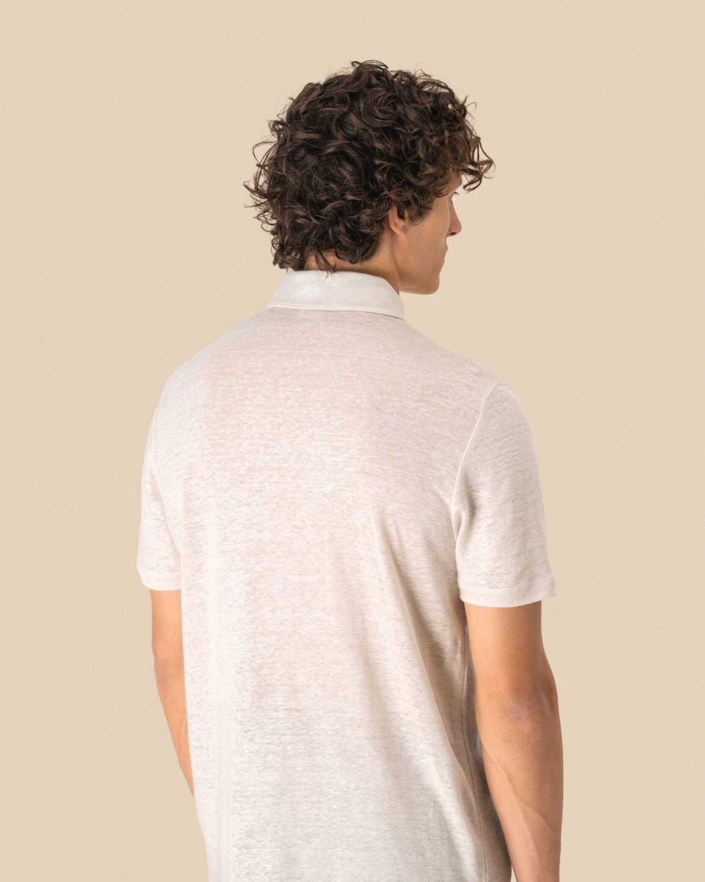 SPASSO Herren-Poloshirts aus Leinen Poloshirts personalisierbar