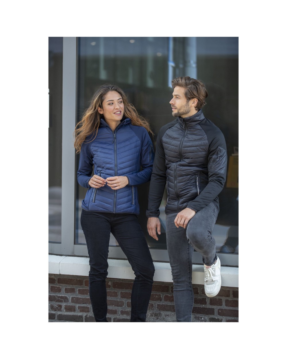 Vestes personnalisable ELEVATE Doudoune hybride femme Banff