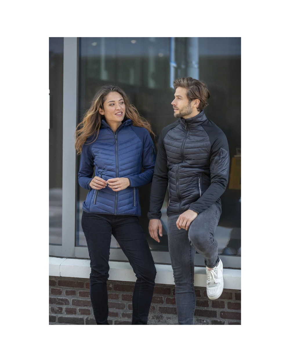 Vestes personnalisable ELEVATE Doudoune hybride femme Banff