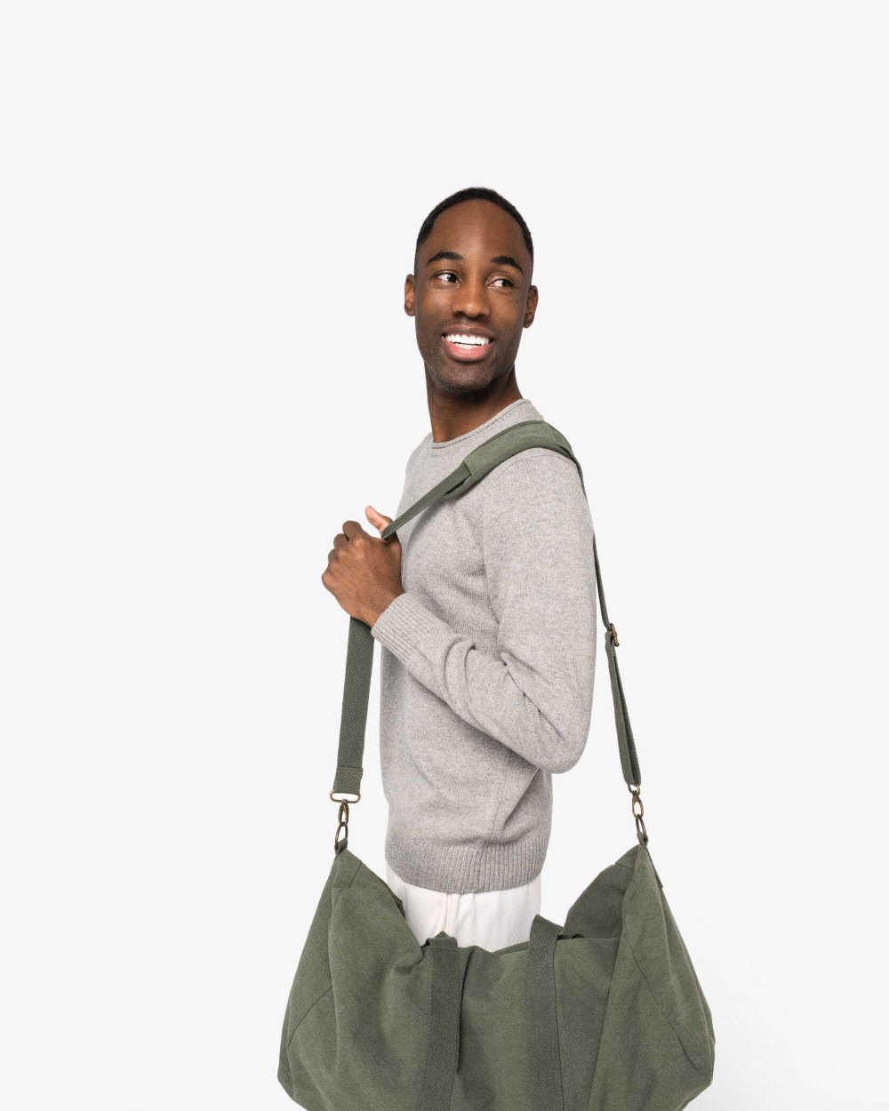 Tassen & Zakken NATIVE SPIRIT Ecologische vintage reistas voor bedrukking &amp; borduring