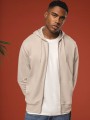 Sweat-shirts à personnaliser KARIBAN Sweat-shirt écoresponsable zippé à capuche homme 