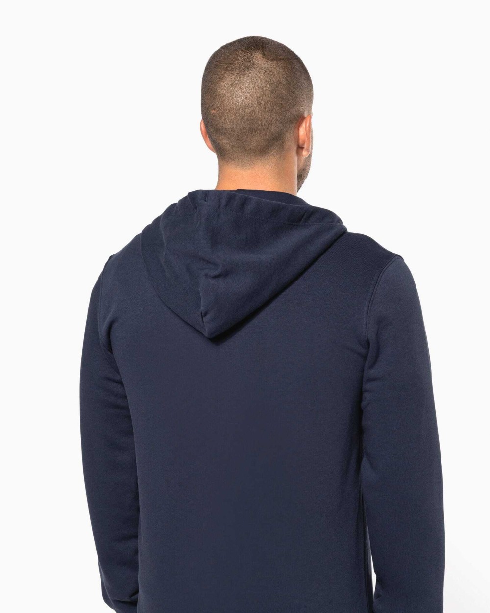 Sweaters & hoodies KARIBAN Ecologische herensweater met capuchon en ritssluiting voor bedrukking &amp; borduring