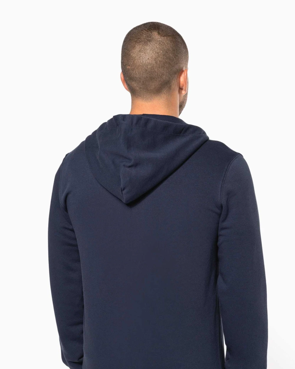 KARIBAN Umweltfreundliches Kapuzensweatshirt mit Reißverschluss Herren Sweatshirts personalisierbar