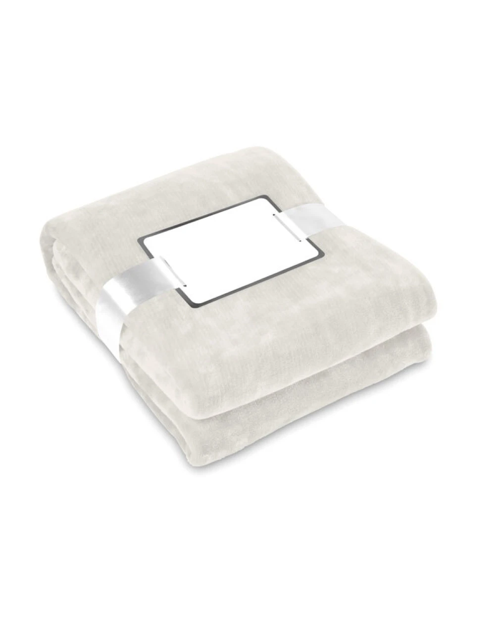 Plaids personnalisable 4DO Flanelle blanche