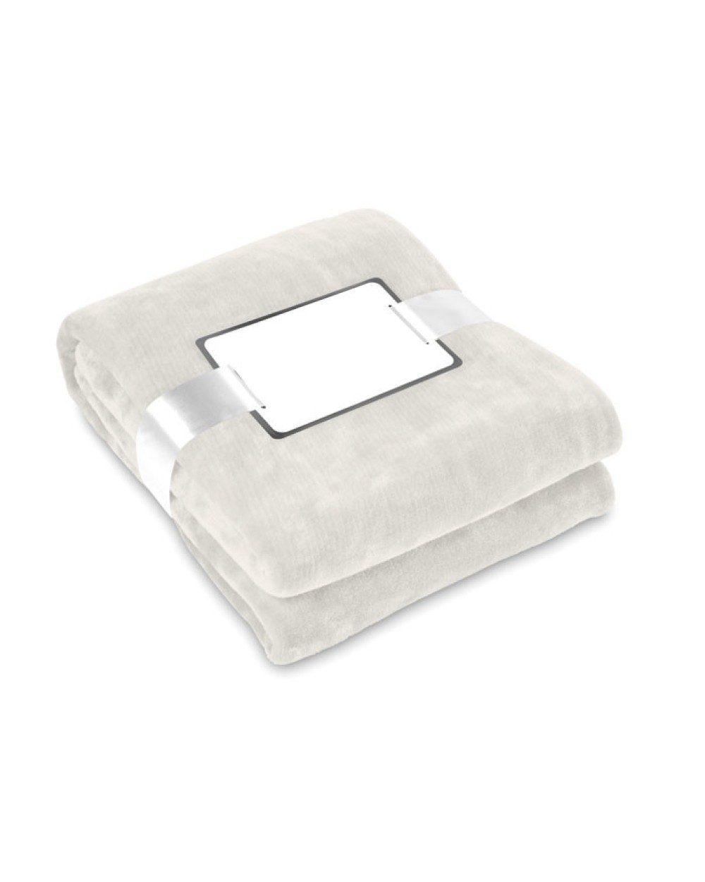 Plaids personnalisable 4DO Flanelle blanche