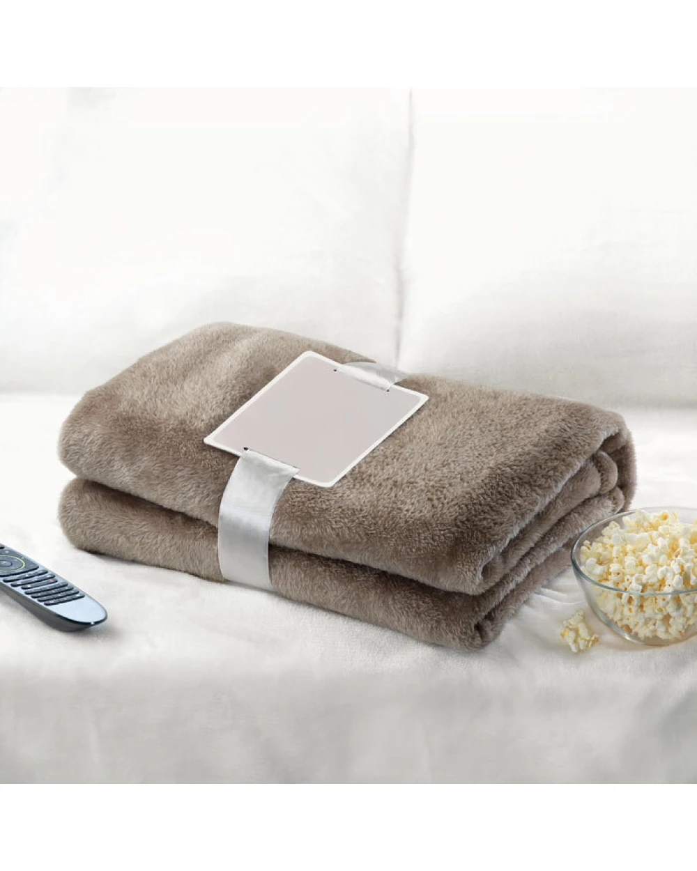 Plaids personnalisable 4DO Flanelle blanche