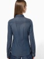 Chemises à personnaliser KARIBAN Chemise denim manches longues femme 