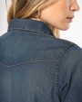 Chemises personnalisable KARIBAN Chemise denim manches longues femme