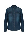 KARIBAN Chemise denim manches longues femme /api/colors/1eed47ce-fb25-460d-92da-4f2ee327e705 personnalisable