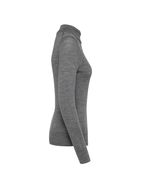 KARIBAN Pull Mérinos col roulé femme /api/colors/5fcefcdd-901a-471b-86f6-fd6b6c59cd10 personnalisable