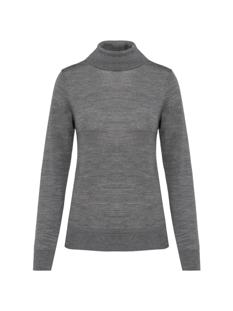 KARIBAN Pull Mérinos col roulé femme /api/colors/5fcefcdd-901a-471b-86f6-fd6b6c59cd10 personnalisable