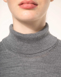 Pulls personnalisable Kariban Pull Mérinos col roulé femme