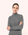 KARIBAN Merino-Damenpullover mit Rollkragen Pullovers personalisierbar