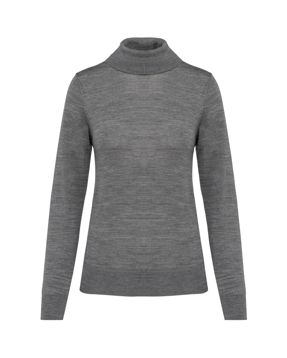 Pulls personnalisable KARIBAN Pull Mérinos col roulé femme