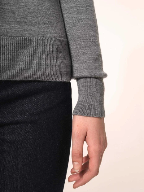 Pulls à personnaliser KARIBAN Pull Mérinos col roulé femme 