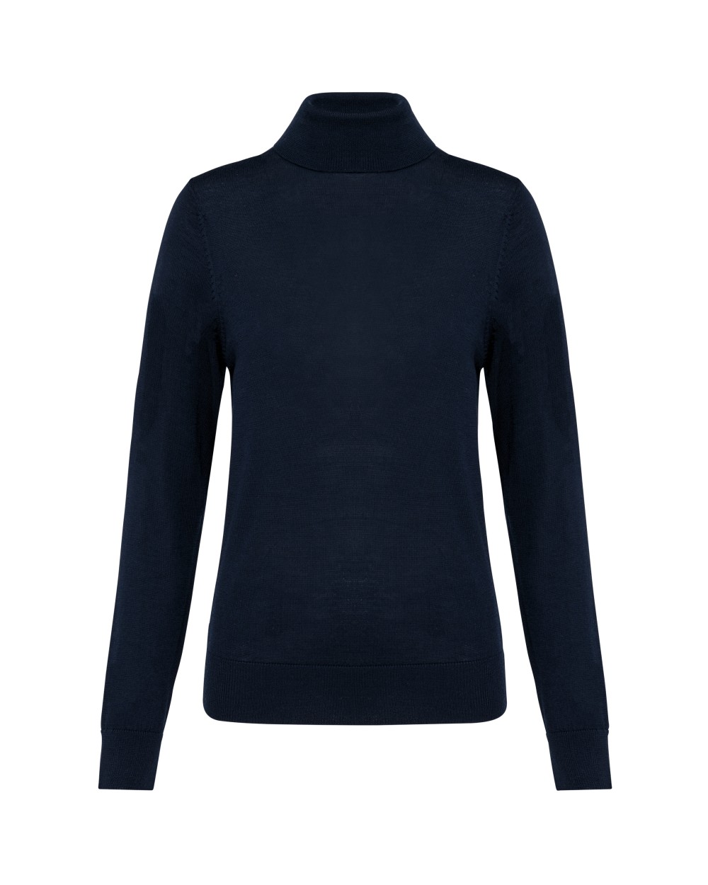 Pulls personnalisable KARIBAN Pull Mérinos col roulé femme