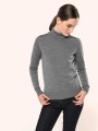 Pulls à personnaliser KARIBAN Pull Mérinos col roulé femme 