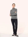 Pulls à personnaliser KARIBAN Pull Mérinos col roulé femme 