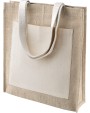 KIMOOD Jute Shopper Tote Bags personalisierbar