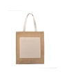 KIMOOD Jute Shopper Tote Bags personalisierbar