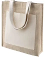 Tote bags KIMOOD Jute Shopper voor bedrukking &amp; borduring