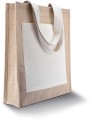 KIMOOD Sac shopping toile de jute  personnalisable