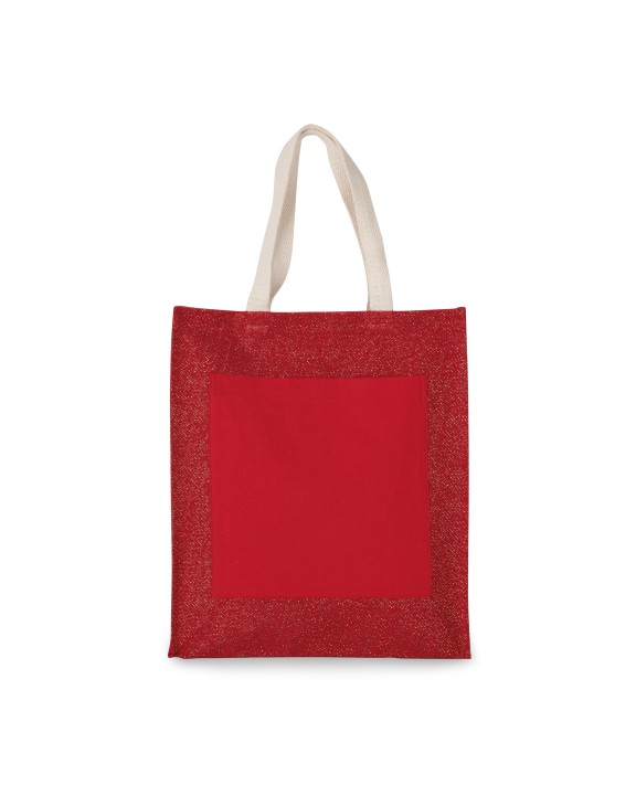 KIMOOD Jute Shopper Tote Bags personalisierbar