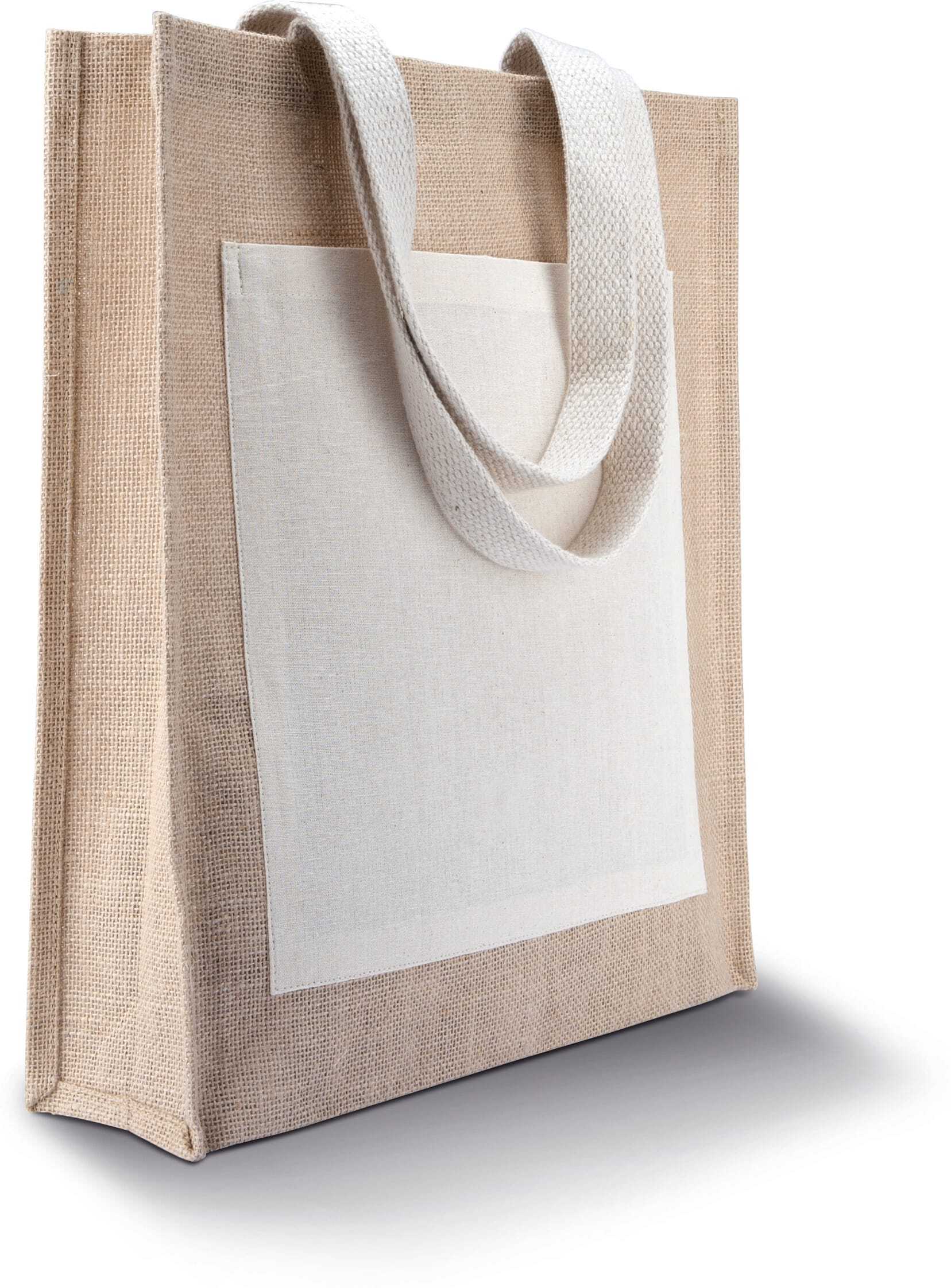 Tote bags personnalisable KIMOOD Sac shopping toile de jute