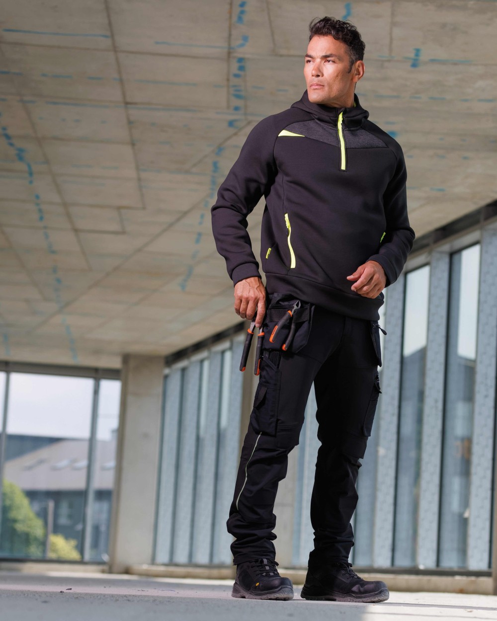 Sweat-shirts personnalisable PORTWEST Sweat à capuche ¼ zip DX4 (DX467)
