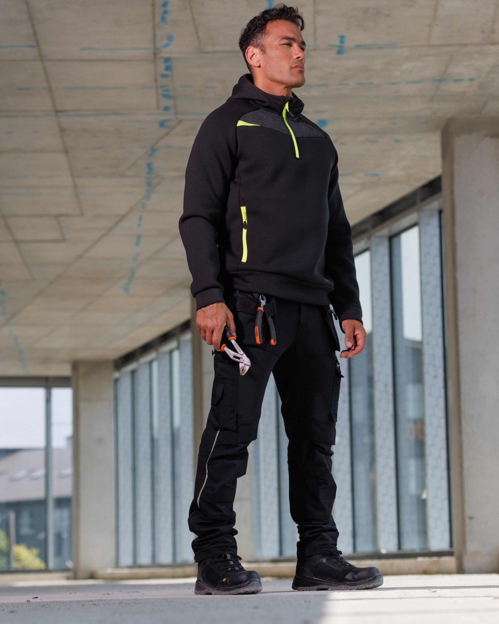 Sweaters & hoodies PORTWEST DX4 ¼-zip hoodie (DX467) voor bedrukking &amp; borduring
